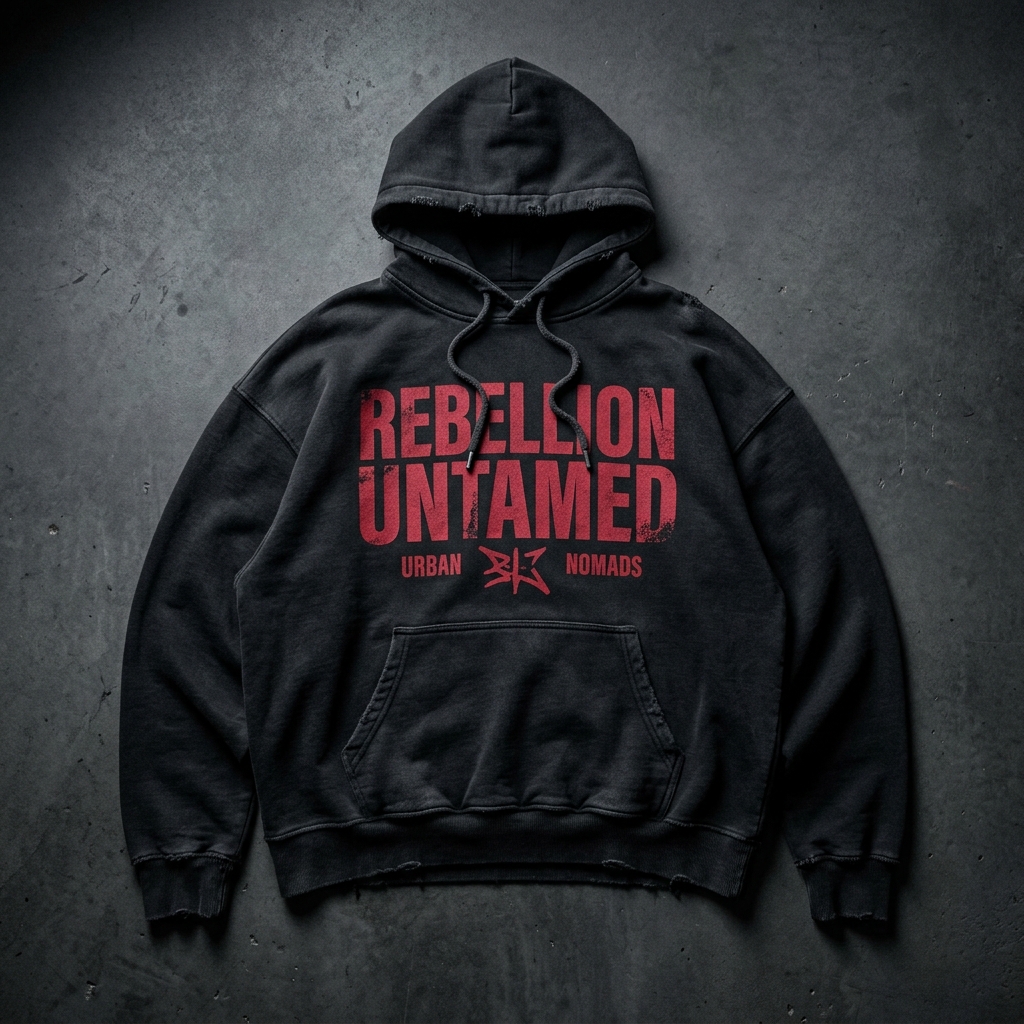 Oversized Distressed Hoodie hover